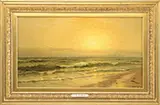 Beach at Sunrise by Frank Knox Morton Rehn, Oil on canvas, sold Aug 2013