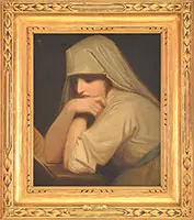 George Romney, Lady Hamilton (As a Nun), Oil on canvas
