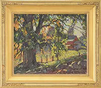 Summer Splendor by William Lester Stevens, Oil on canvas, sold Aug 2013