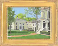 Paul Goodnow, House on Summer Street, Oil on board