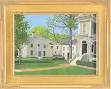Paul Goodnow, House on Summer Street, Oil on board