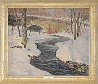 Snow’s Symphony by Antonio Cirino, Oil on canvas, sold Aug 2013
