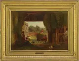 Samuel Lancaster Gerry, Looking Outside from a Barn Interior