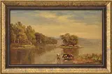 Samuel Lancaster Gerry, Landscape with Lake & Cows