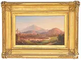 Nikolay Tysland Leganger, Mountain Landscape, Oil on canvas