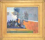 James Harrington, Loading the Ship, Oil on canvas