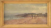 William Preston Phelps, Coastal Landscape (Possibly Massachusetts), Oil on canvas