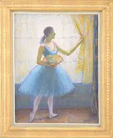 Louis Kronberg, Ballerina in Blue, Pastel