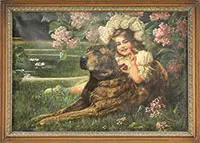 Carl Kahler, My Best Friend, Oil on canvas