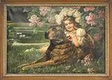 Carl Kahler, My Best Friend, Oil on canvas