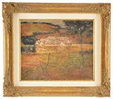 Victor Charreton, French Landscape, Oil on canvas