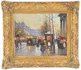 Édouard Cortès, Evening Paris Street