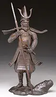 Mongolian Warrior by Unsigned, Bronze, sold Aug 2013