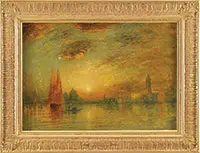 George Henry Bogert, Approach of Evening, Venice, Oil on canvas