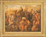 Augustino, Arab Market, Oil on canvas