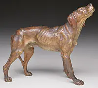 Unsigned, Standing Dog, Bronze
