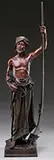 Joaquin Angles, The Arab Sentinel, Patinated bronze