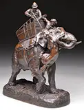 Charles Valton, Elephant Encounter