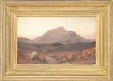 Charles Partridge Adams, Western Landscape with Mountain