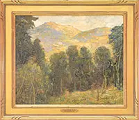 Paul King, Colorado Landscape, Oil on canvas