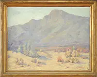 John L. O’Hagan, Two Works: Southwestern Desert, 1) Large oil on canvas