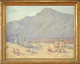 John L. O’Hagan, Two Works: Southwestern Desert, 1) Large oil on canvas