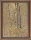 Gutzon Borglum, In the Woods, Oil on canvas