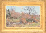 Bernard Corey, Landscape with Stone Wall