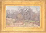 Bernard Corey, Twin Maples in Landscape