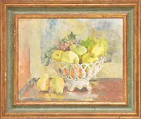 Nan Greacen, Victorian Bowl, Oil on canvas