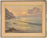William Columbus Ehrig, Coastal Light, Oil on canvas