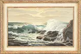 William Columbus Ehrig, Crashing Breaker, Oil on canvas