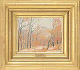 Walter Emerson Baum, Early Winter Snow Landscape