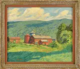 Anton Kamp, Dutchess County Farm, Oil on canvas