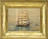 Frank Vining Smith, Very Calm, Oil on wood panel