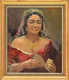 John Califano, A Good Fortune, Oil on canvas mounted to masonite