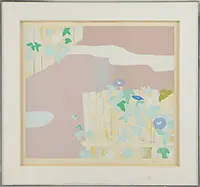 Kenzo Okada, Morning Glory, Silkscreen on paper