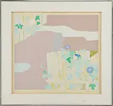 Kenzo Okada, Morning Glory, Silkscreen on paper
