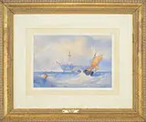 John Callow, The Rescuers, Watercolor