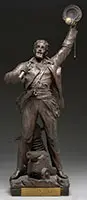 Wagner, A Bon Port, Patinated spelter