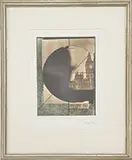 Joseph Cornell, Untitled (Derby Hat-Big Ben)