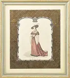 Georges-Jacques Gatine, Three Engravings: “La Belle Paule”, “Laure De Noves”, and “Anne De Bretagne, Engravings
