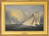 James Edward Buttersworth, America’s Cup Race Vigilant and Valkyre, 3Rd Race, October 9, 1892