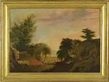 George H. Bailey, The Clambake, Portland, Maine, Oil on canvas