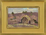 Early Spring by Bernard Corey, Oil on board, sold Feb 2015