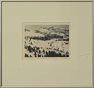 The Merced Range by Ansel Adams, Parmelian print, circa 1930, sold Feb 2015