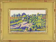 Anna Richards Brewster, Upper Manhattan from Fort George, Oil on canvas