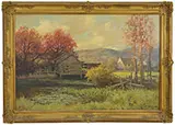 Robert W. Wood, Shults Mill, Oil on canvas