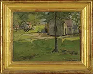 A Little Sunlight by Walter Farndon, Oil on panel, sold Feb 2015