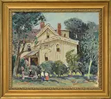 Robert Emmett Owen, Summer Landscape with House & Figures